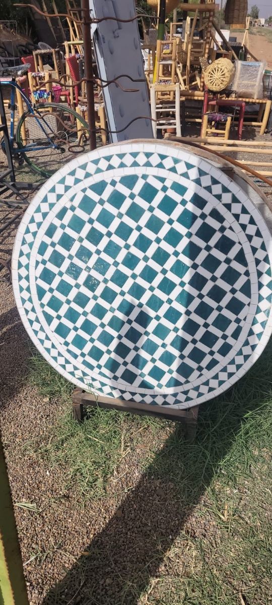 Mesas de mosaico de Marrocos