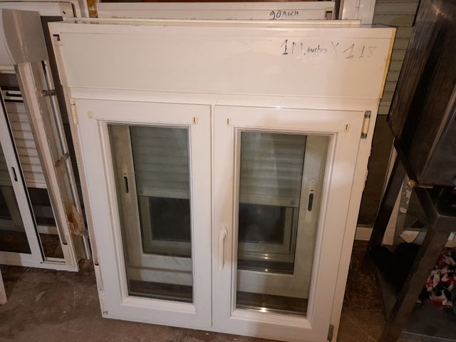 ventana pvc cristal climalit y mosquitera