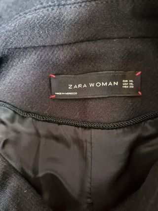 Chaqueta militar paño Zara marino
