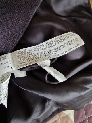 Chaqueta militar paño Zara marino