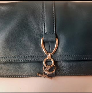Cartera azul de Mango