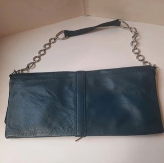 Cartera azul de Mango
