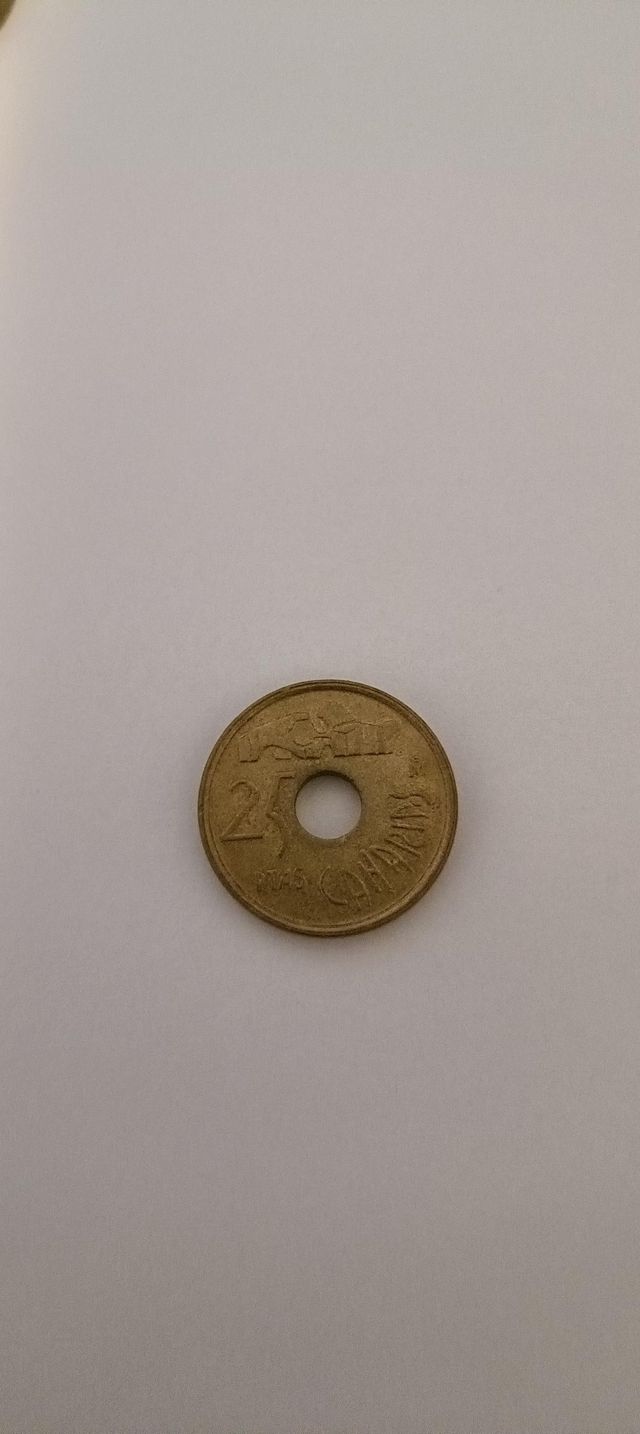 Variante 25 Pesetas 1994 Canarie Foro Offset