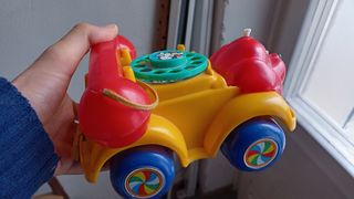 Cane automobile telefono giocattolo vintage