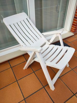 Silla abatible terraza