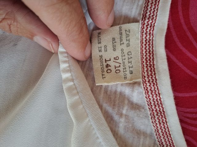 Camiseta manga corta Zara