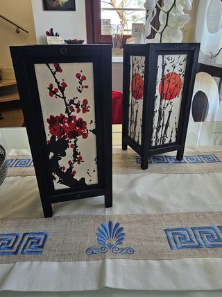  Coppia di Lampade thailandesi 