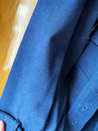 Abrigo/gabardina azul