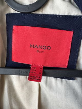 Abrigo/gabardina azul