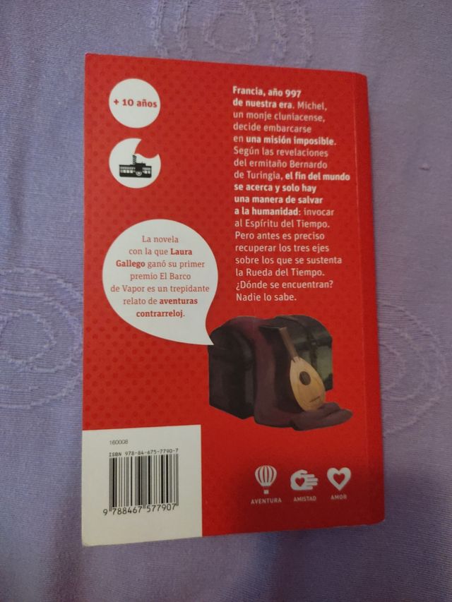 Libro Finis Mundi Barco de Vapor. 