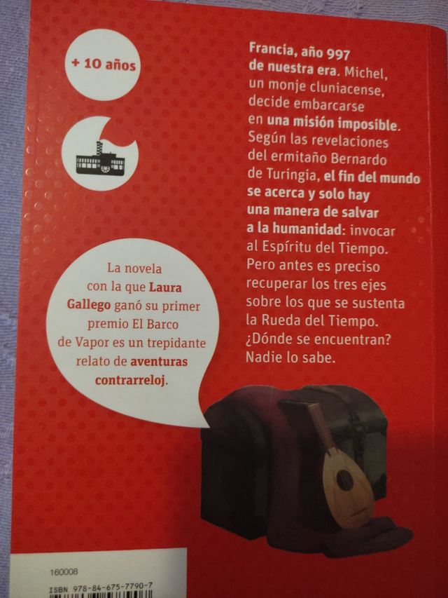 Libro Finis Mundi Barco de Vapor. 