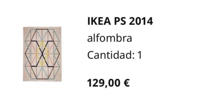 Alfombra IKEA 130x180 cm