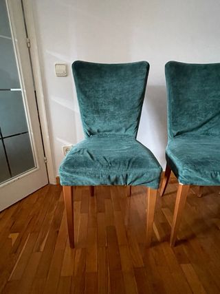 Confezione da 4 sedie da pranzo rimovibili