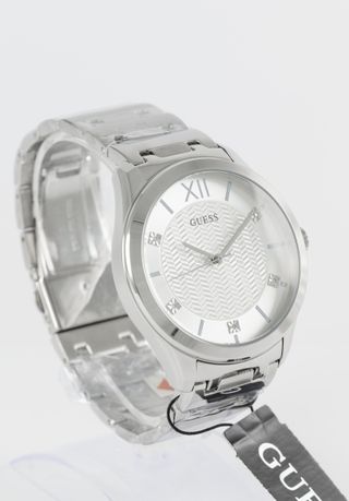 Guess Quartz Steel Silver Dial Ref: U1341G1