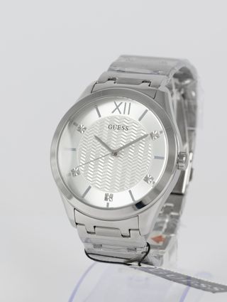 Guess Quartz Steel Silver Dial Ref: U1341G1
