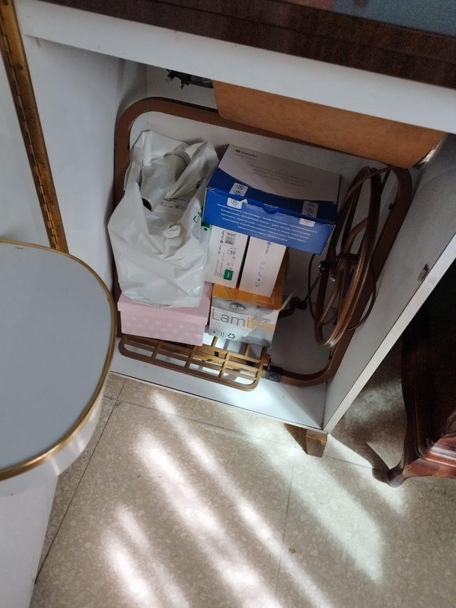 Máquina de coser con mueble