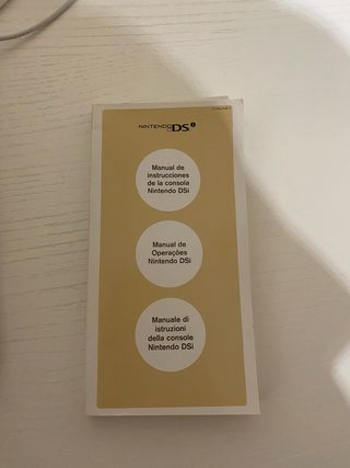 Manual de instrucciones Nintendo DSi
