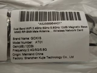 Antena doble banda wifi 12db