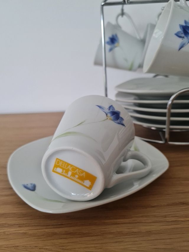 Juego café 6 servicios + soporte