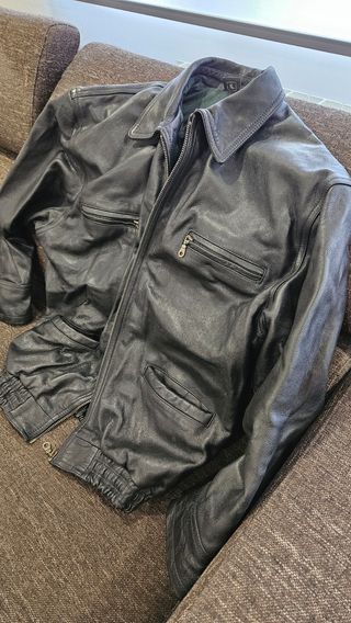 Cazadora de cuero