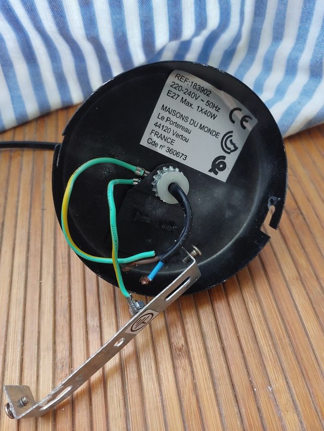 LAMPARA MAISONS DU MONDE ESTILO INDUSTRIAL