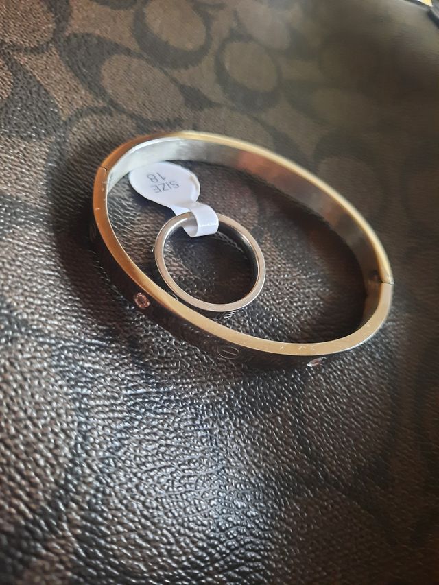 Conjunto pulsera y anillo