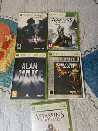 Lote xbox 360 5 juegos