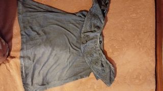 Maglietta in cotone scollo largo