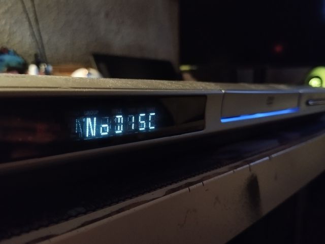 Reproductor DVD (No lee discos)