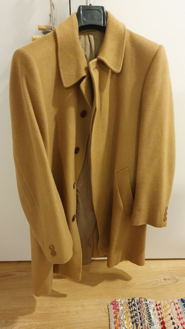 Abrigo ante piel de camello