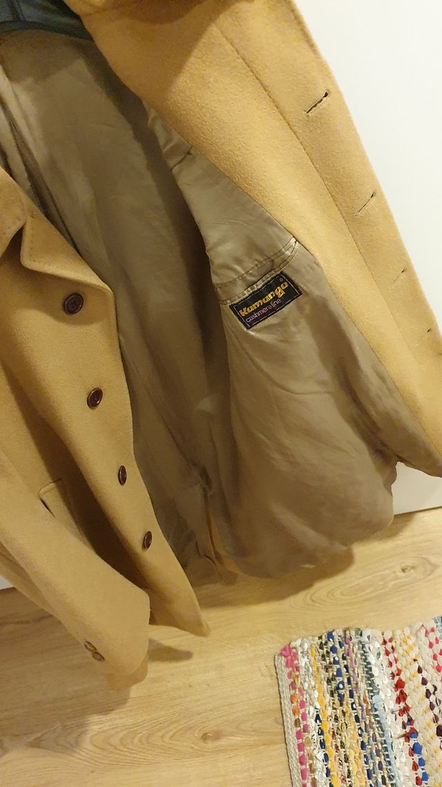 Abrigo ante piel de camello