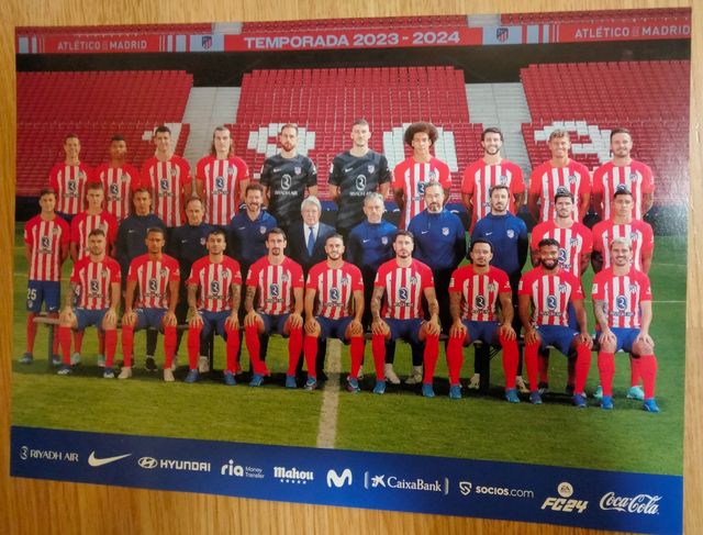 Cartazes Atlético Madrid 23-24 e 24-25