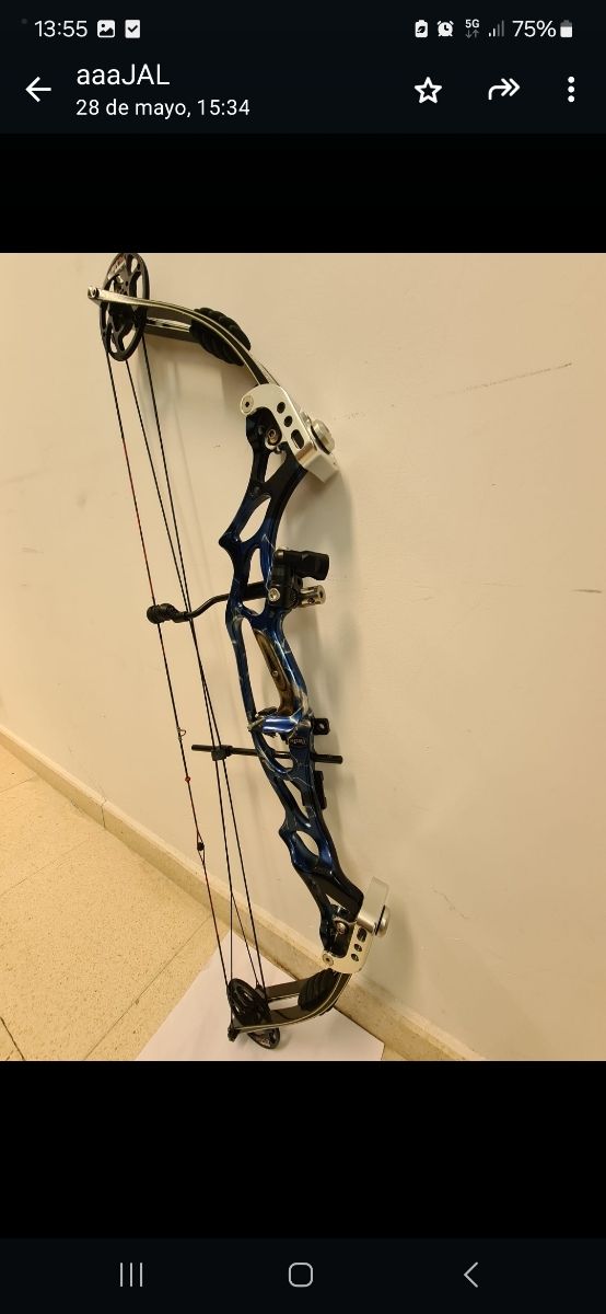 Arco de hombre diestro compuesto