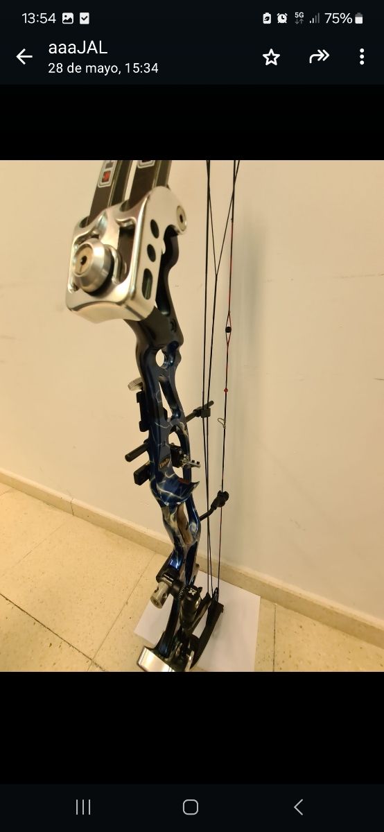 Arco de hombre diestro compuesto