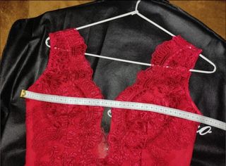 Vestido ceremonia rojo 