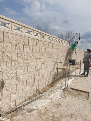 Muros de bloques de hormigón