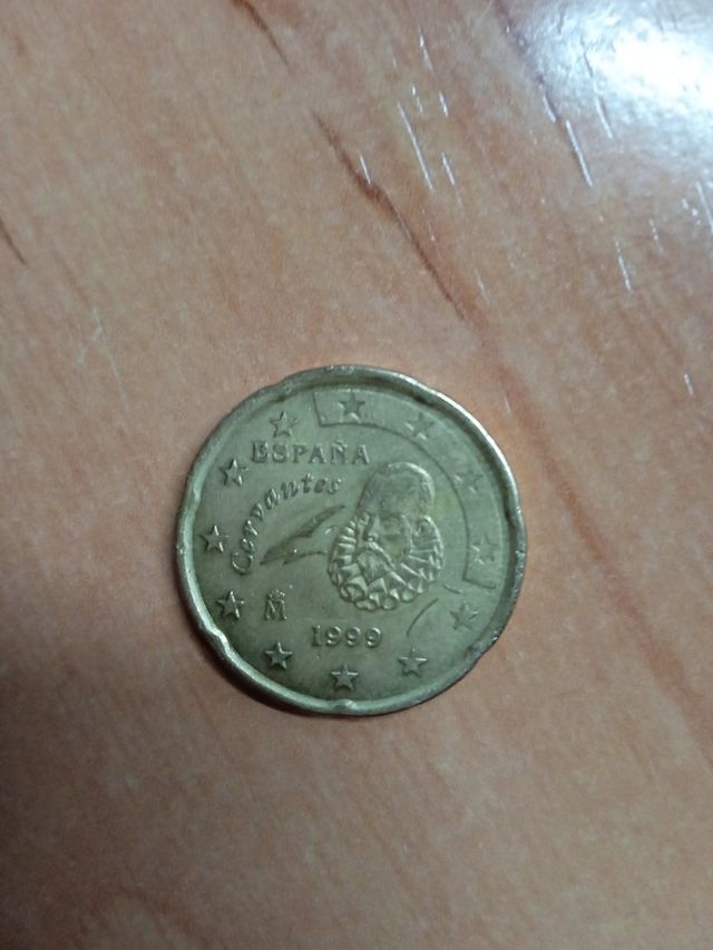 Moneda de 20 céntimos de 1999