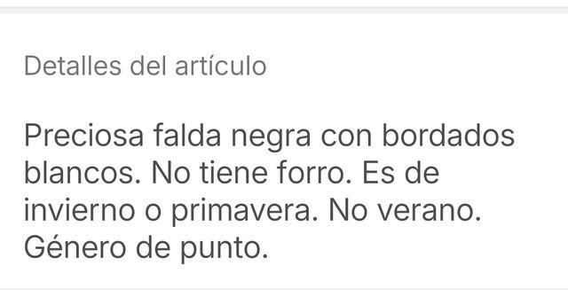 Falda recta de punto con goma cintura