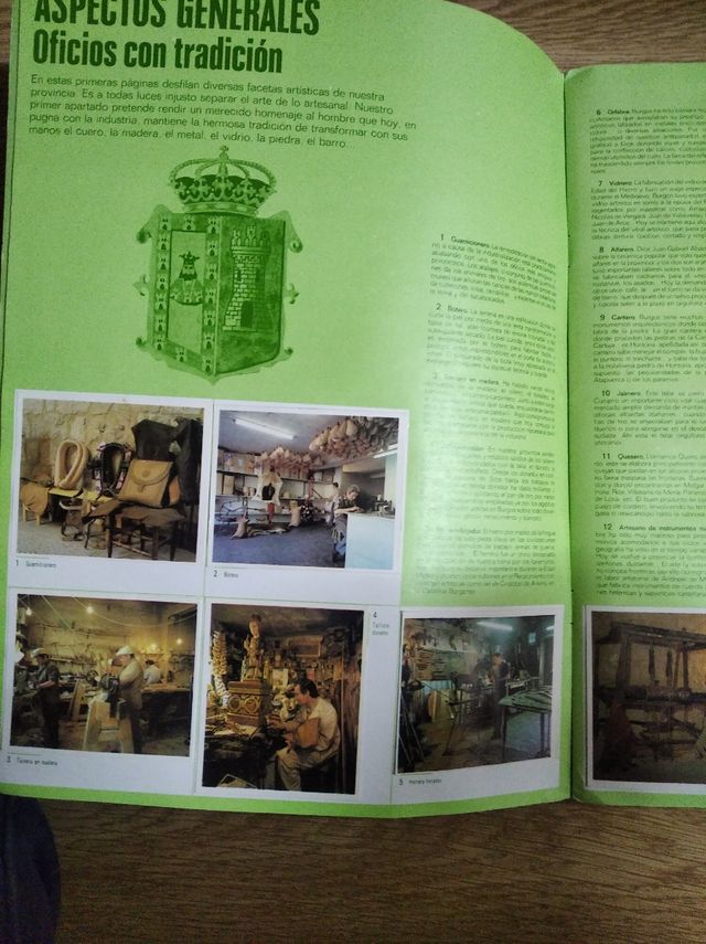 Libro de cromos de la provincia de Burgos