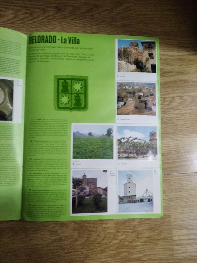 Libro de cromos de la provincia de Burgos