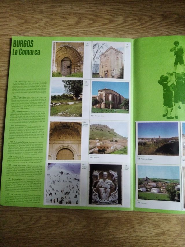 Libro de cromos de la provincia de Burgos