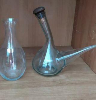 LOTE PORRON ANTIGUO Y DECANTADOR