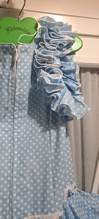 Vestido gitana niña talla 10años