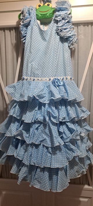 Vestido gitana niña talla 10años
