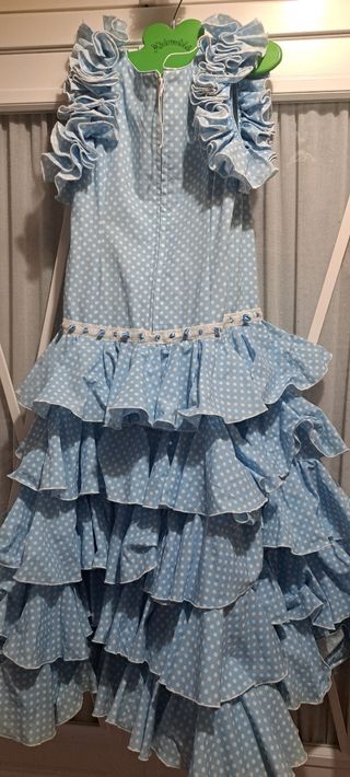 Vestido gitana niña talla 10años