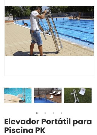 Elevador hidráulico para piscina modelo PK-120