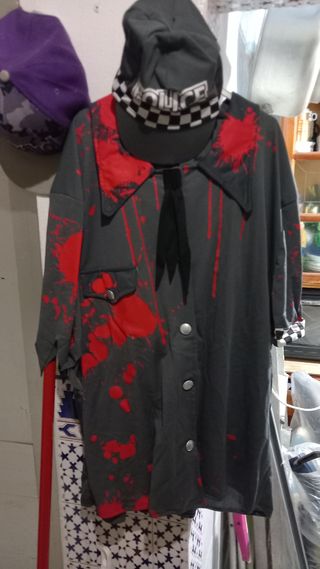 Disfraz de policia zombi