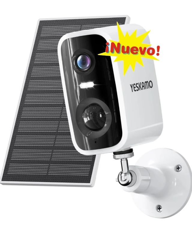 Cámara vigilancia solar