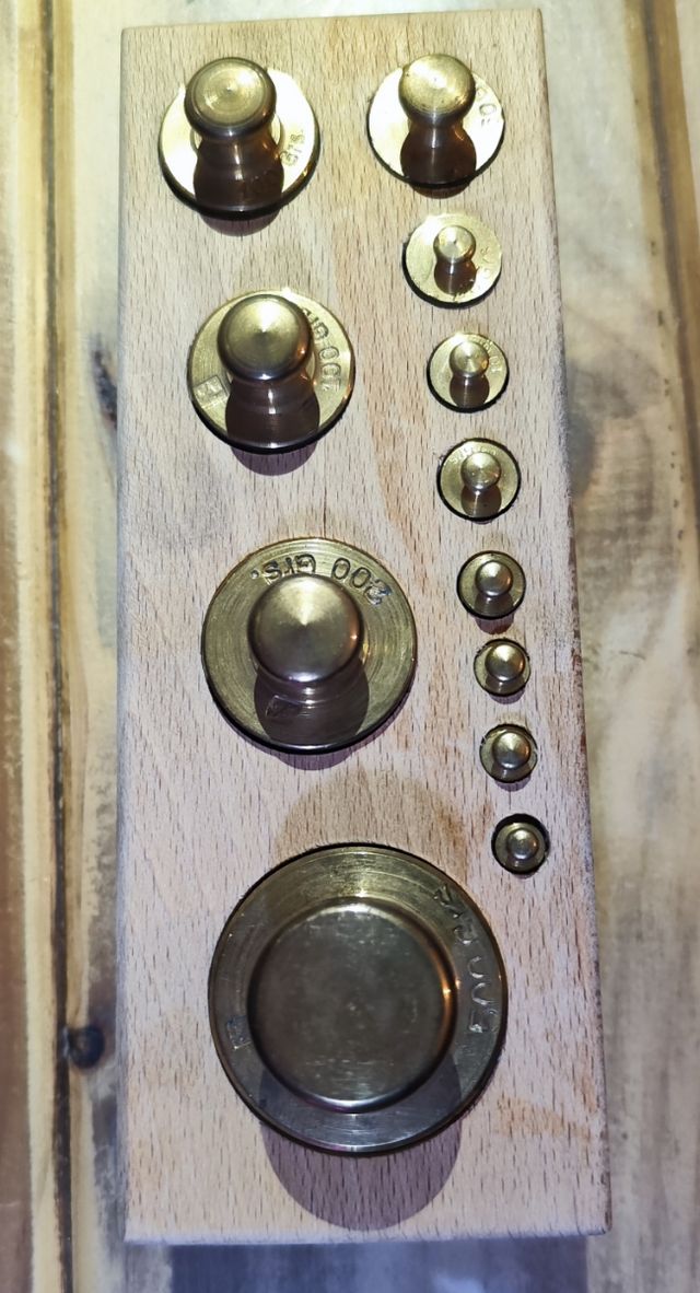 12 Pesos para bascula de precisión,nuevo.