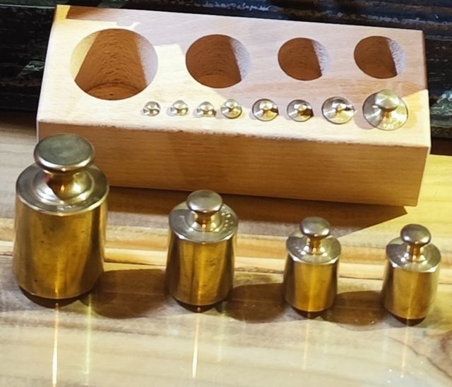 12 Pesos para bascula de precisión,nuevo.